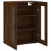 Armoire murale chêne marron 69,5x34x90 cm - Photo n°6