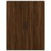 Armoire murale chêne marron 69,5x34x90 cm - Photo n°7