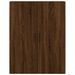 Armoire murale chêne marron 69,5x34x90 cm - Photo n°7