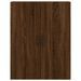 Armoire murale chêne marron 69,5x34x90 cm - Photo n°7