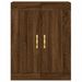 Armoire murale chêne marron 69,5x34x90 cm bois d'ingénierie - Photo n°7