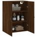 Armoire murale chêne marron 69,5x34x90 cm bois d'ingénierie - Photo n°5