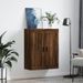 Armoire murale chêne marron 69,5x34x90 cm bois d'ingénierie - Photo n°3