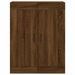 Armoire murale chêne marron 69,5x34x90 cm bois d'ingénierie - Photo n°6