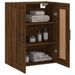 Armoire murale chêne marron 69,5x34x90 cm bois d'ingénierie - Photo n°5