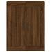 Armoire murale chêne marron 69,5x34x90 cm bois d'ingénierie - Photo n°6