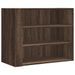 Armoire murale chêne marron 75x35x60 cm bois d'ingénierie - Photo n°2