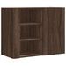 Armoire murale chêne marron 75x35x60 cm bois d'ingénierie - Photo n°2