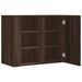 Armoire murale chêne marron 75x35x60 cm bois d'ingénierie - Photo n°7