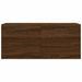 Armoire murale chêne marron 80x36,5x35 cm bois d'ingénierie - Photo n°5