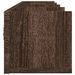 Armoire murale chêne marron 99x18x16,5 cm bois d'ingénierie - Photo n°6