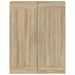 Armoire murale chêne sonoma 69,5x32,5x90 cm bois ingénierie - Photo n°5