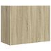 Armoire murale chêne sonoma 75x35x60 cm bois d'ingénierie - Photo n°6