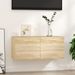 Armoire murale Chêne sonoma 80x35x36,5 cm Bois d'ingénierie - Photo n°1