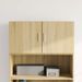 Armoire murale chêne sonoma 80x42,5x40 cm bois d'ingénierie - Photo n°1