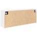 Armoire murale de bain blanc 100x25x40 cm bois d'ingénierie - Photo n°7