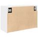 Armoire murale de bain blanc 60x25x40 cm bois d'ingénierie - Photo n°7