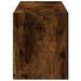 Armoire murale de bain chêne fumé 60x25x30 cm bois d'ingénierie - Photo n°6