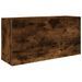 Armoire murale de bain chêne fumé 80x25x40 cm bois d'ingénierie - Photo n°2