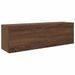 Armoire murale de bain chêne marron 100x25x30cm bois ingénierie - Photo n°2