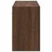 Armoire murale de bain chêne marron 100x25x40cm bois ingénierie - Photo n°6