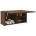 Armoire murale de bain chêne marron 60x25x30 cm bois ingénierie - Photo n°1