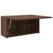 Armoire murale de bain chêne marron 60x25x30 cm bois ingénierie - Photo n°5