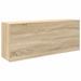 Armoire murale de bain chêne sonoma 100x25x40cm bois ingénierie - Photo n°2