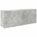 Armoire murale de bain gris béton 100x25x40cm bois d'ingénierie - Photo n°2