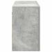 Armoire murale de bain gris béton 100x25x40cm bois d'ingénierie - Photo n°6