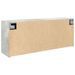 Armoire murale de bain gris béton 100x25x40cm bois d'ingénierie - Photo n°7