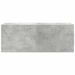 Armoire murale de bain gris béton 80x25x30 cm bois d'ingénierie - Photo n°4