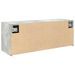 Armoire murale de bain gris béton 80x25x30 cm bois d'ingénierie - Photo n°7