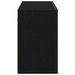 Armoire murale de bain noir 100x25x40 cm bois d'ingénierie - Photo n°6