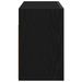 Armoire murale de bain noir 60x25x40 cm bois d'ingénierie - Photo n°6