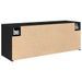 Armoire murale de bain noir 80x25x30 cm bois d'ingénierie - Photo n°7