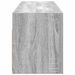 Armoire murale de bain sonoma gris 100x25x30 cm bois ingénierie - Photo n°6