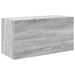 Armoire murale de bain sonoma gris 60x25x30cm bois d'ingénierie - Photo n°2