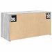 Armoire murale de bain sonoma gris 60x25x30cm bois d'ingénierie - Photo n°7