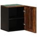 Armoire murale de salle de bain 38x34x48cm bois massif d'acacia - Photo n°2