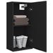 Armoire murale de salle de bain Noir 32x20x67 cm - Photo n°5