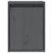 Armoire murale Gris 30x30x40 cm Bois de pin massif - Photo n°5