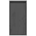 Armoire murale Gris 30x30x60 cm Bois de pin massif - Photo n°5