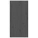 Armoire murale Gris 30x30x60 cm Bois de pin massif - Photo n°7