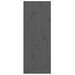 Armoire murale Gris 30x30x80 cm Bois de pin massif - Photo n°7