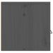 Armoire murale Gris 80x30x30 cm Bois de pin massif - Photo n°8