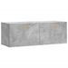 Armoire murale gris béton 100x36,5x35 cm bois d'ingénierie - Photo n°1