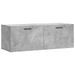 Armoire murale gris béton 100x36,5x35 cm bois d'ingénierie - Photo n°1