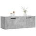 Armoire murale gris béton 100x36,5x35 cm bois d'ingénierie - Photo n°3