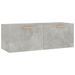 Armoire murale Gris béton 100x36,5x35 cm Bois d'ingénierie - Photo n°2